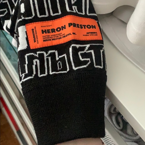 SOLD❗️Heron Preston Knit Sweater - Picture 7 of 7